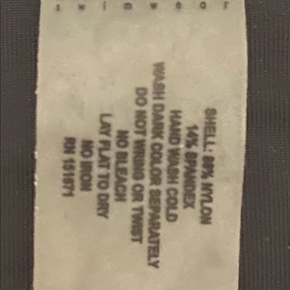 Black Floral Bikini Bottom Size S - Picture 5 of 5